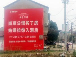  泸县墙体广告在乡镇、农村市场的媒体优势