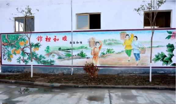 泸县乡镇文化墙 乡风文明焕发新活力